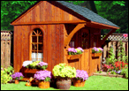 Think outside the box when it comes to designing your storage shed.