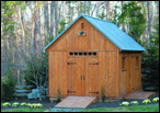 Don't forget about overhead storage space in your shed, it's the most often overlooked space.
