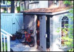 For smaller spaces, consider a Sarawak storage shed. Narrow and long, they provide a ton of storage space with a small footprint.