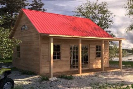 Prefab Cabins on Manufacturer Of Prefab Cabins  Guest House   Small Cottage Kits
