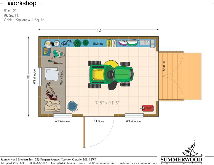  and Bunkies, Garage and Home Studio Floor Plans :: Summerwood Products