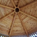 Roof view of 10' Monterey Gazebo located in Kawartha, Ontario – Summerwood Products