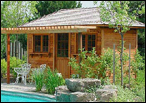 pool house exterior finishing