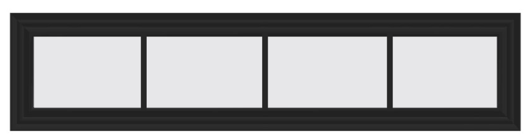 Fiberglass Transom Window (fixed) - 59 1/2"W x 12"H (Black)