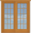 Sliding Full Double French (Side by Side)