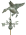 Copper Duck Weathervane (Blue Verde)