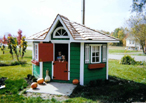 Don't forget about overhead storage space in your shed, it's the most often overlooked space.