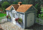 Think outside the box when it comes to designing your storage shed.