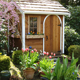 Our Antique Hardware featured on A Palmerston Garden Shed In Issaquah, Washington