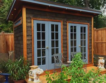 Shed staining information semi-transparent Summerwood Products