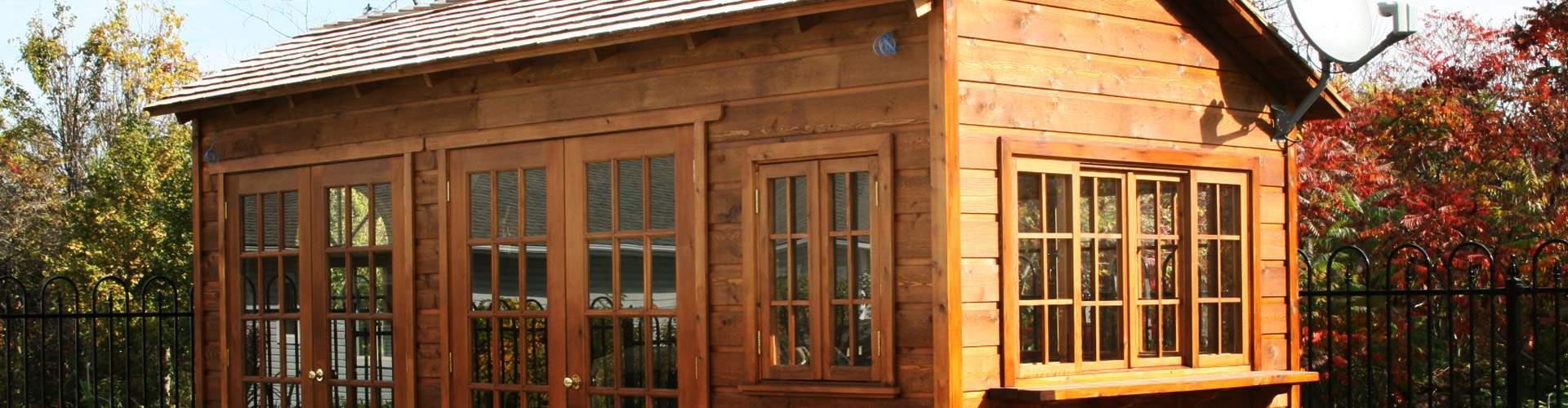 Backyard Prefab Bar Harbor Workshop Kit - Summerwood Products