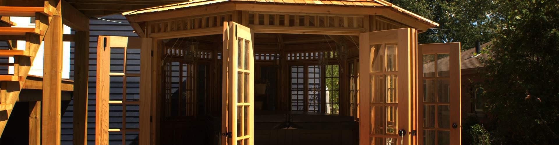 Backyard Cedar Prefab Champlain Spa Enclosure Kit - Summerwood Products