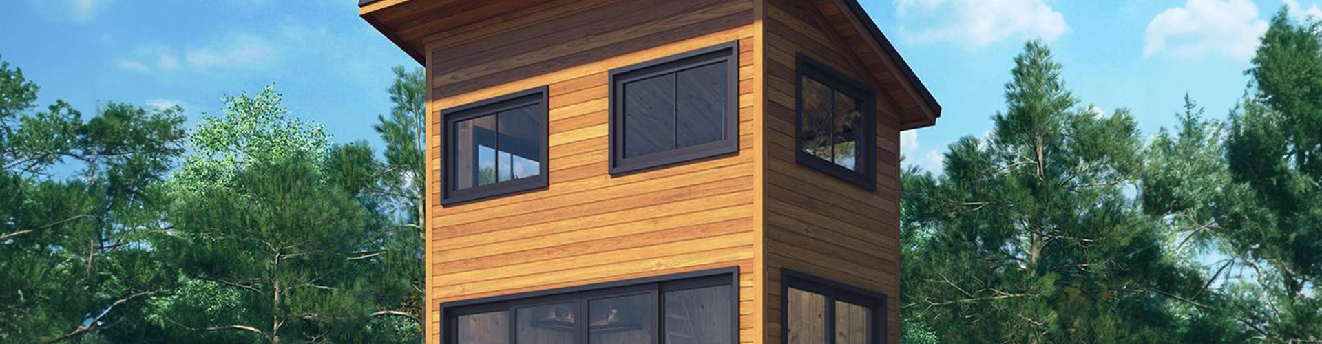 Nomad Prefab Cottage Cabin Bunkie Kit - Summerwood Products