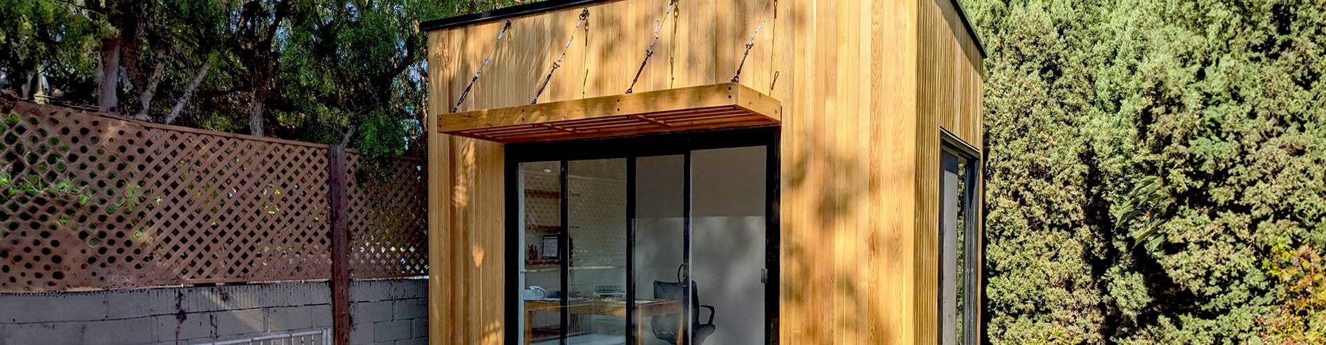 Backyard Modern Prefab Quadra Home Office Studio Kit - Summerwood Products