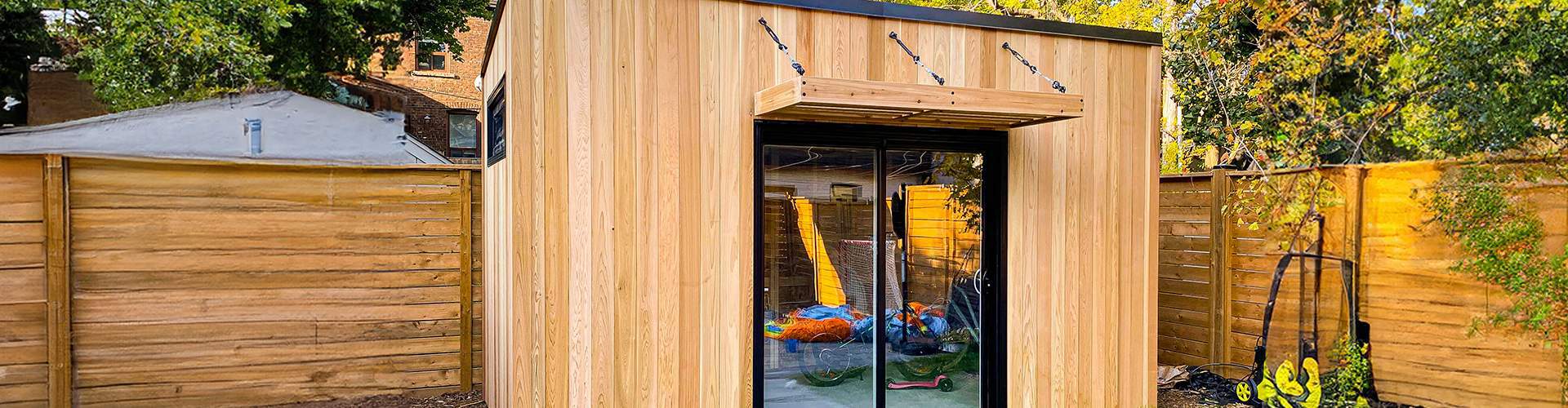 Quadra Garden Shed Kit or Prefab - Summerwood Products