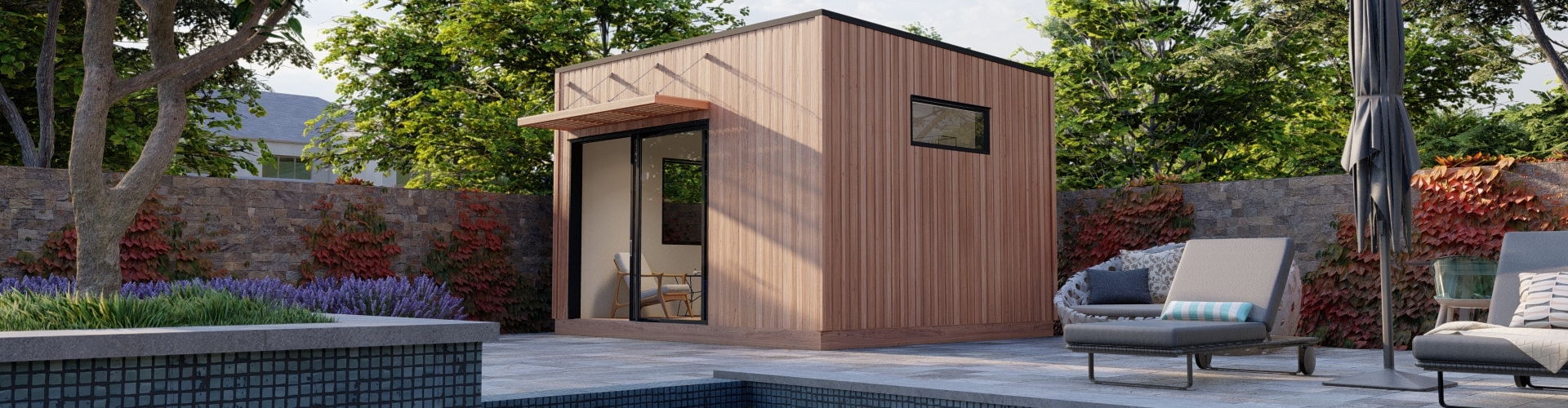 Backyard Prefab Quadra Workshop Kit - Summerwood Products 