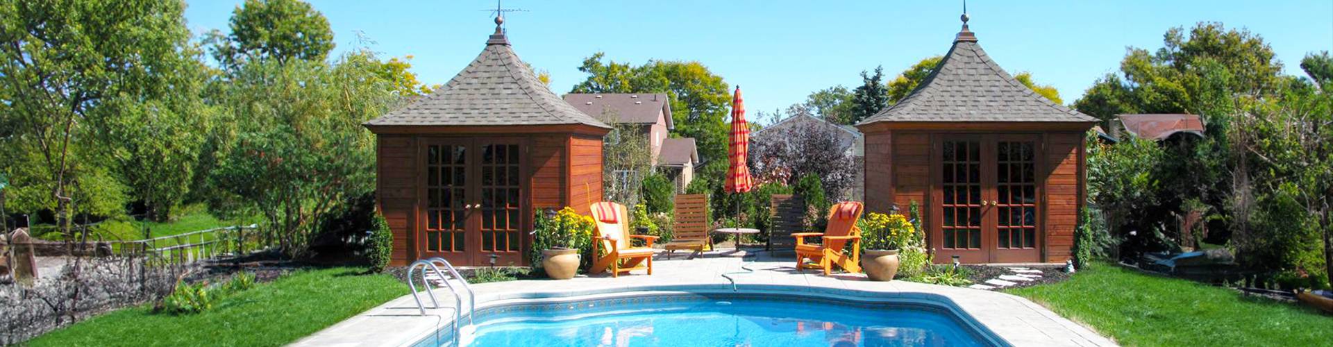 Melbourne Prefab Pool Cabana Kit - Summerwood Products