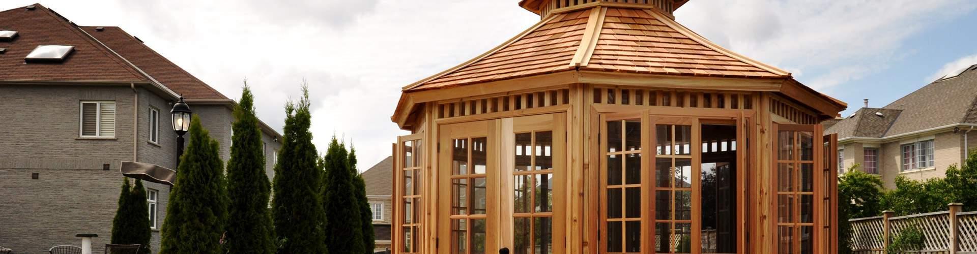 Backyard San Cristobal Prefab Spa Enclosure Kit - Summerwood Products