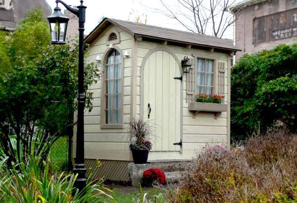Backyard Cedar  Prefab Bar Harbor Workshop Kit - Summerwood Products