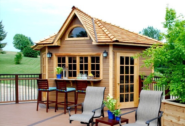 Backyard Prefab Catalina Home Office Studio Kit - Summerwood Products