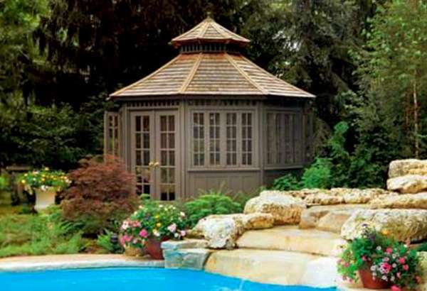 Backyard San Cristobal Prefab Spa Enclosure Kit - Summerwood Products