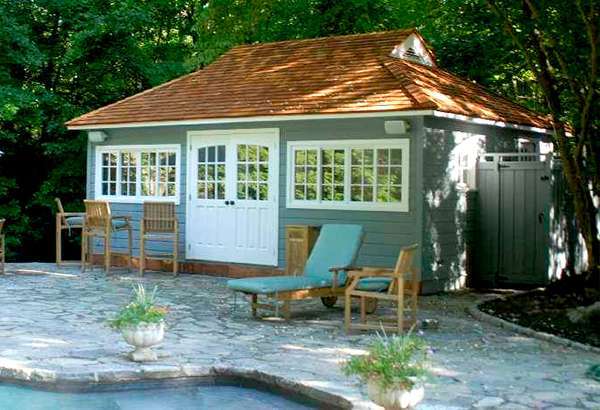 Backyard Santa Cruz Prefab Spa Enclosure Kit - Summerwood Products