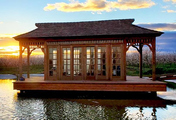 Backyard Bali Tea House Prefab Spa Enclosure Kit - Summerwood Products