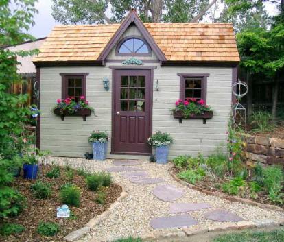 Canexel Telluride Shed 10x16 with dormer in Lakewood, Colorado. ID number 1019.