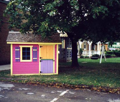 Bear Club Playhouse with planed cedar Summerwood ID number 104. 