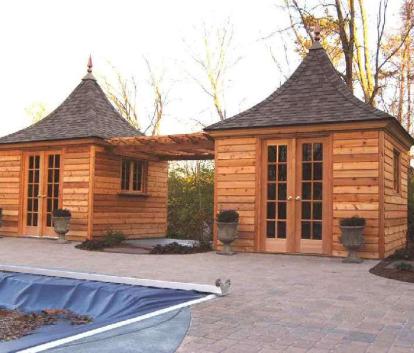 Melbourne Spa Enclosure with cedar Summerwood ID number 1137.