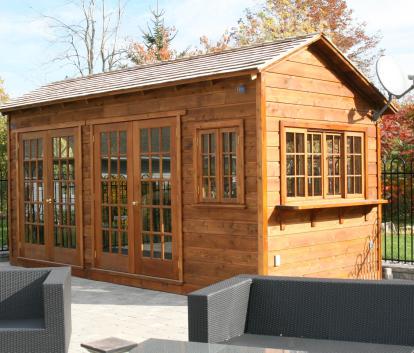 Backyard Bar Harbor shed kit with cedar in Milton, Ontario. ID number 118378.