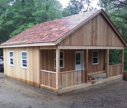 Mountain Brook Cabin with cedar Summerwood ID number 128300.