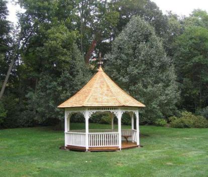 Tattle Creek Cedar Gazebo Summwerwood ID number 1379.