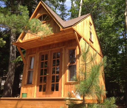 Custom bala bunkie10 x 10 with double french doors in Ontario. ID number 165870-1
