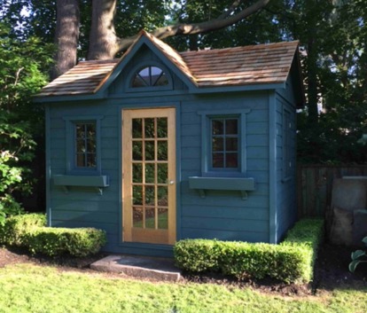 Palmerston blue Home workshop Summerwood ID number 200597.