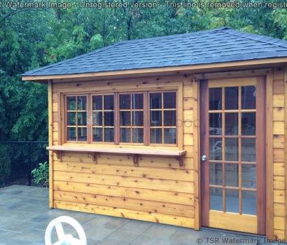 Cedar Sonoma 6X12 pool cabana kit in Oakville Ontario ID number 206729-1 