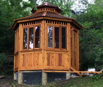 San Cristobal Gazebo Home Studio with cedar Summerwood ID Number 215207.