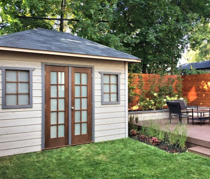 Stylish Backyard She-Shed/Studio Hybrid