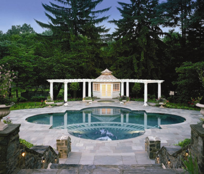 San Cristobal white Pool Cabana Summerwood ID number 37323.