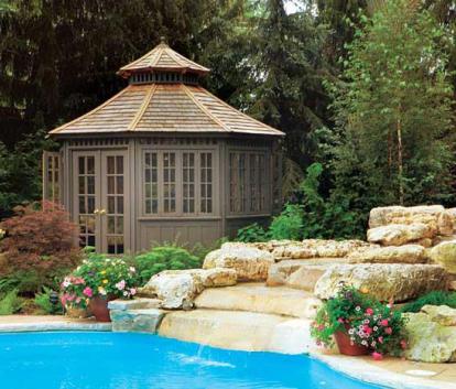 San Cristobal Pool Cabana Summerwood ID number 414.