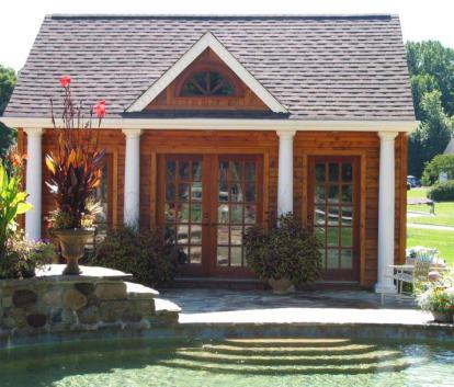 Windsor Pool House with cedar Summerwood ID number 42586.