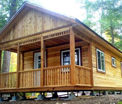 Mountain Brook Cabin with planed cedar Summerwood ID number 46851.