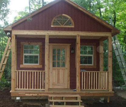 Mountain Brook red Cabin with canexel Summerwood ID number 801.
