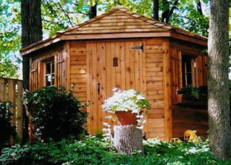 Catalina storage shed with cedar in Toronto, Ontario. ID number 88-2