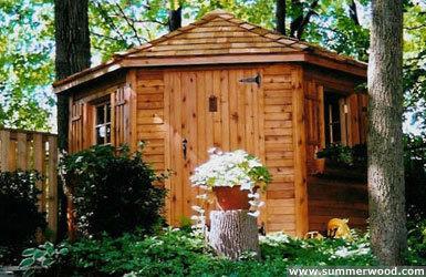 Catalina storage shed with cedar in Toronto, Ontario. ID number 88-2