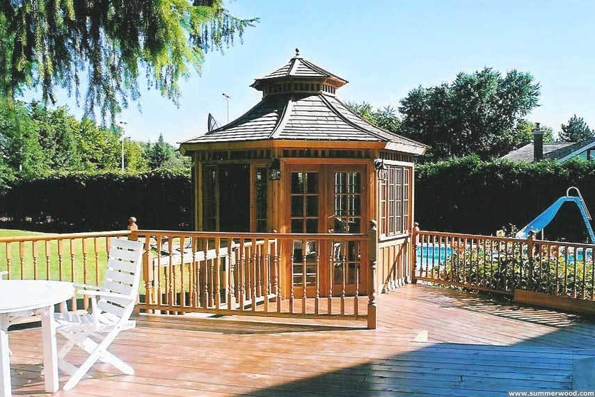 Cedar San Cristobal 10 ft stylish patio Gazebo in Charleston West Virginia 883.