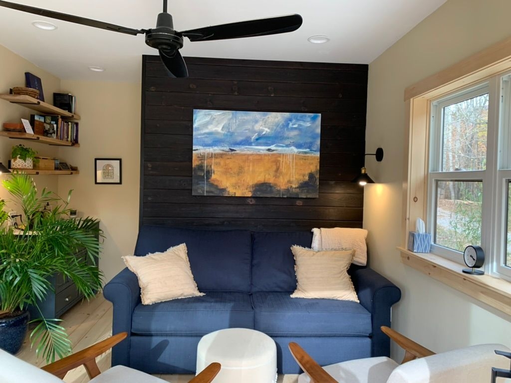 Interior view of 12’ x 16' Verana Home Studio located in Fairview, North Carolina – Summerwood P