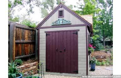 Canexel Telluride Shed 10x16 with dormer in Lakewood, Colorado. ID number 1019-5