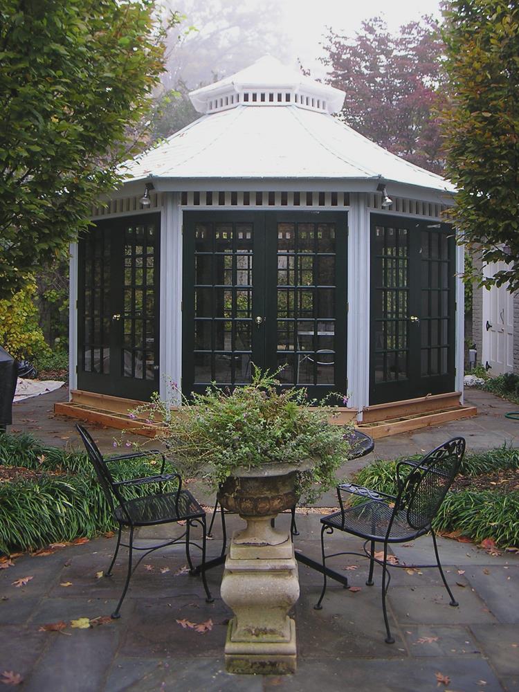 San cristobal gazebo 16ft with french doors in Checy Chase Maryland. ID number 47663-1.