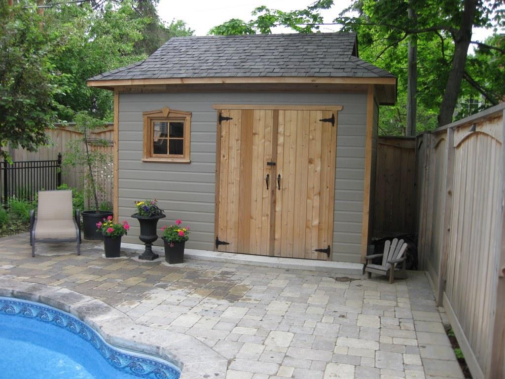 Cedar Santa Cruz 8X12 Pool House in Oakville Ontario 100844-0.